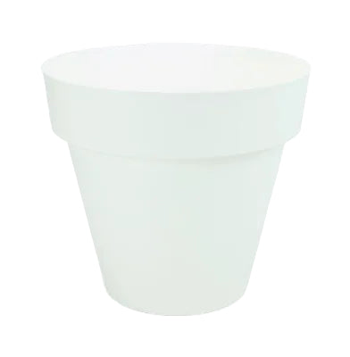 Macetero Plastiken 8614bla Redondo 14 Cm Blanco