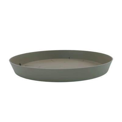 Plato Macetero Plastiken 8724tau Redondo 24 Cm Gris