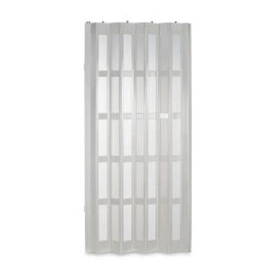 Puerta Plegable Homse Tfd118 Blanco 84x210cm Ventana Biselada
