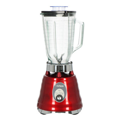 Licuadora Daiwa Dwbl500red 3 Vel 500w 1.25l Vidrio Rojo