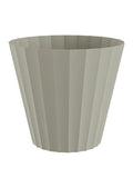 Macetero Plastiken 89003tau Redondo 26 Cm Dorica Gris