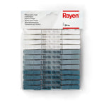 Palitos Ropa Rayen 2346 Plastico 24pcs