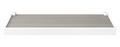 Repisa Prat-k 10210.04 1,5x20x60cm Recta Duetto Cemento Soporte Blanco