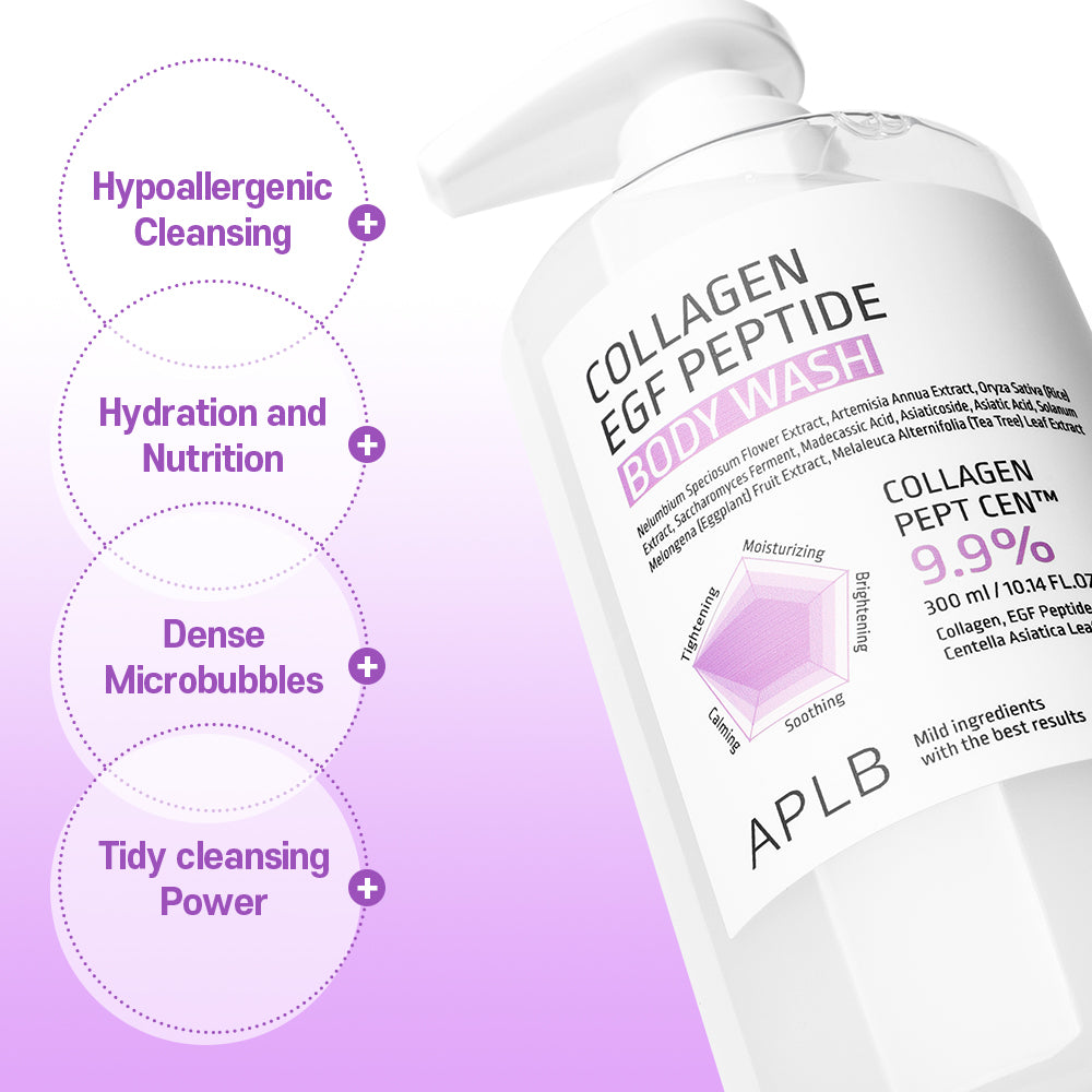 (SB) APLB COLLAGEN EGF PEPTIDE BODY WASH 300ML
