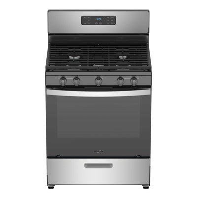 Estufa Horno Whirlpool Lwf7700s 30" Gas Inox 5q