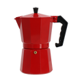 Greca Homse Kps-600 6 Tazas Aluminio Rojo