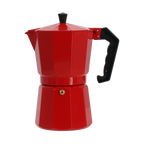 Greca Homse Kps-600 6 Tazas Aluminio Rojo