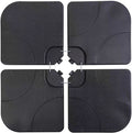 Base Sombrilla Piso Homse Hs50 Negro 20x20x2.5"