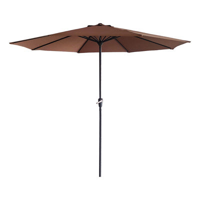 Sombrilla Piso Homse Hs30838stbr Marron 3m Metal Fija
