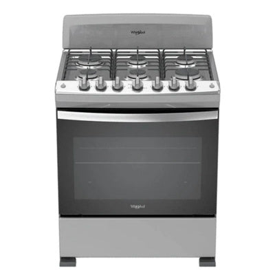 Estufa Horno Whirlpool Lwfr3000s 30" Gas Inox 6q