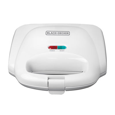 Sandwichera Black&decker Sm1000w 2p 700w Sandwich Blanca