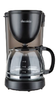 Cafetera Decakila Kucf001b 10 Tazas Negra