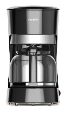 Cafetera Decakila Kucf012b 12 Tazas Negra