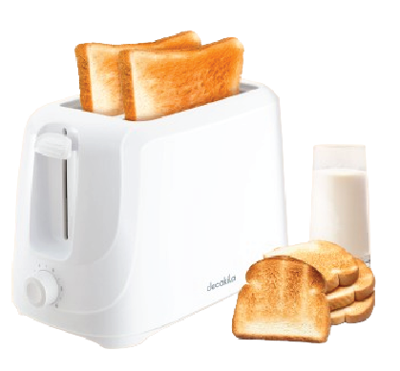 Tostadora Decakila Kuts001w Blanca 700w 2 Panes