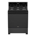 Estufa Horno Whirlpool Lwfr3400b 30" Gas Negro 6q