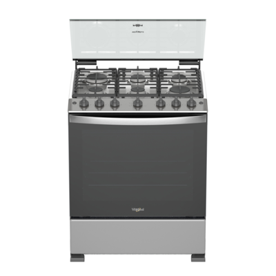 Estufa Horno Whirlpool Lwfr5200d 30" Gas Gris 6q