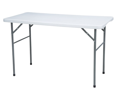 Mesa Homse Hsme04recpl Rectangular 4'x2' Plastica Plegable Blanco