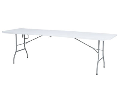 Mesa Homse Hsme08recpl Rectangular 8'x3' Plastica Plegable Blanco