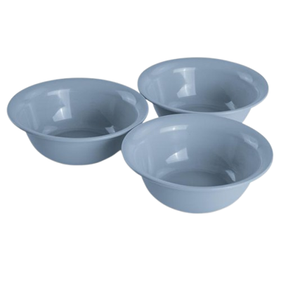 Juego Bol Sterilite 07236h12 20 Oz 3/1 Azul Lavado