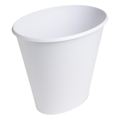 Zafacon Sterilite 10198012 2.5 Gal 9.5 L Blanco Ovalado