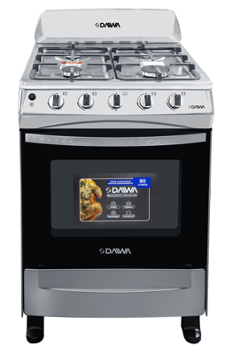 Estufa Horno Daiwa Dwgrs23ci24ss 24" Gas Ss 4q