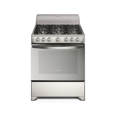 Estufa Horno Frigidaire Fkgn30c3yi 30" Gas Inox 6q