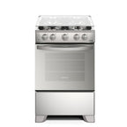 Estufa Horno Frigidaire Fkgn24c3myi 24" Gas Inox 4q Coverlid