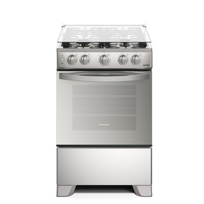 Estufa Horno Frigidaire Fkgn24c3myi 24" Gas Inox 4q Coverlid