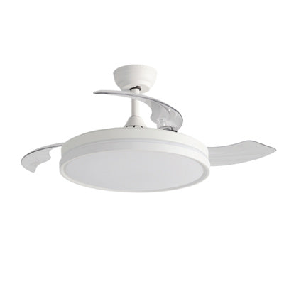 Abanico Daiwa Dwcfib42a07wh Techo 42" Blanco Lampara Aspa Retractil