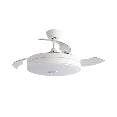 Abanico Daiwa Dwcfib42a10wh Techo 42" Blanco Lampara Aspa Retractil Bocina Bluetooth + W