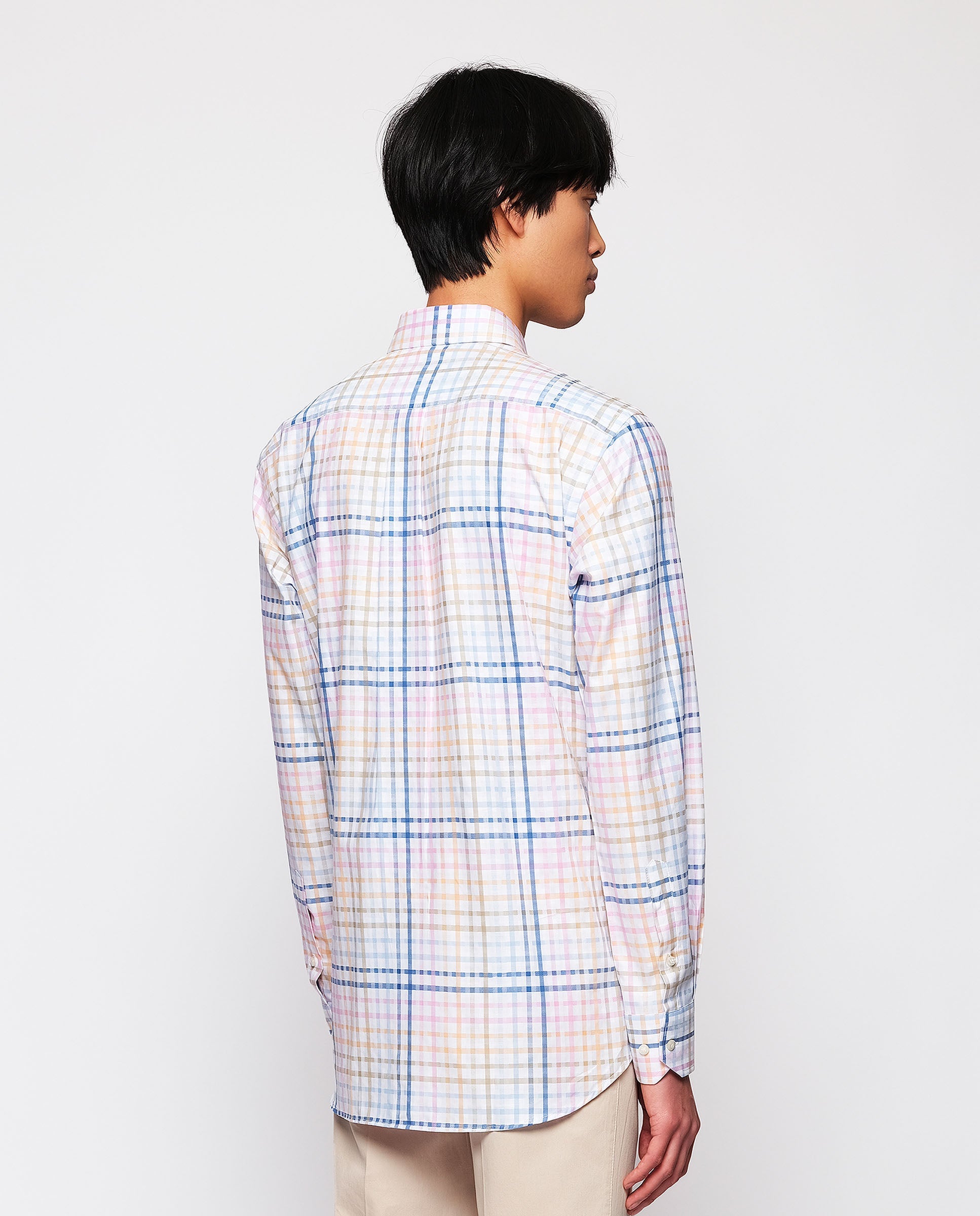 Camisa Mirto Mangas Largas Cuadros Para Caballeros by Mirto