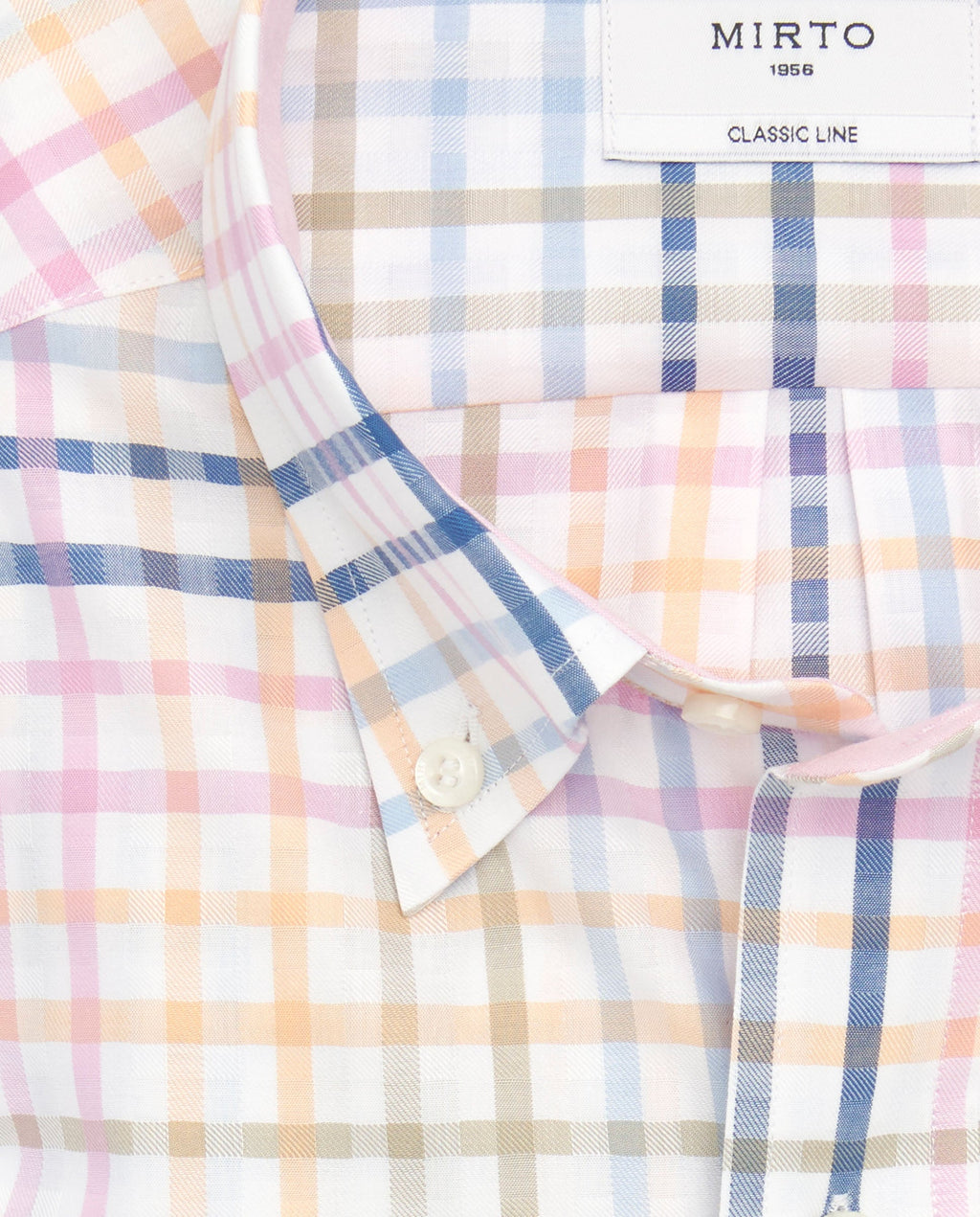 Camisa Mirto Mangas Largas Cuadros Para Caballeros by Mirto