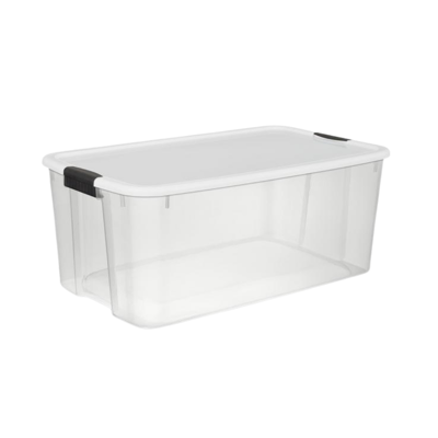 Caja Plastica Sterilite 19909804 29gal 110l Transparente