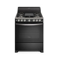 Estufa Horno Frigidaire Fkgn30c3fyb 30" Gas Negro 6q