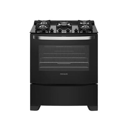 Estufa Horno Frigidaire Fkgo30z5bzb 30" Gas Negro 5q