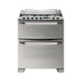 Estufa Horno Frigidaire Fkgo30z5bnm 30" Gas Inox 5q Doble Horno