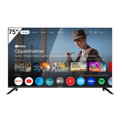 Televisor Aiwa Aw75b4qfg 75" Smart Qled 4k Gtv