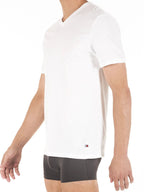 Camiseta Tommy Hilfiger Mangas Cortas Cuello V Lisa 3 Piezas P/ Caballeros by Tommy Hilfiger