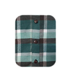 Camisa de cuadros leñadora verde con capota manga larga hombre XS a 10XL