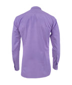 Camisa formal lila en algodón manga larga slim para hombre XS a 10XL