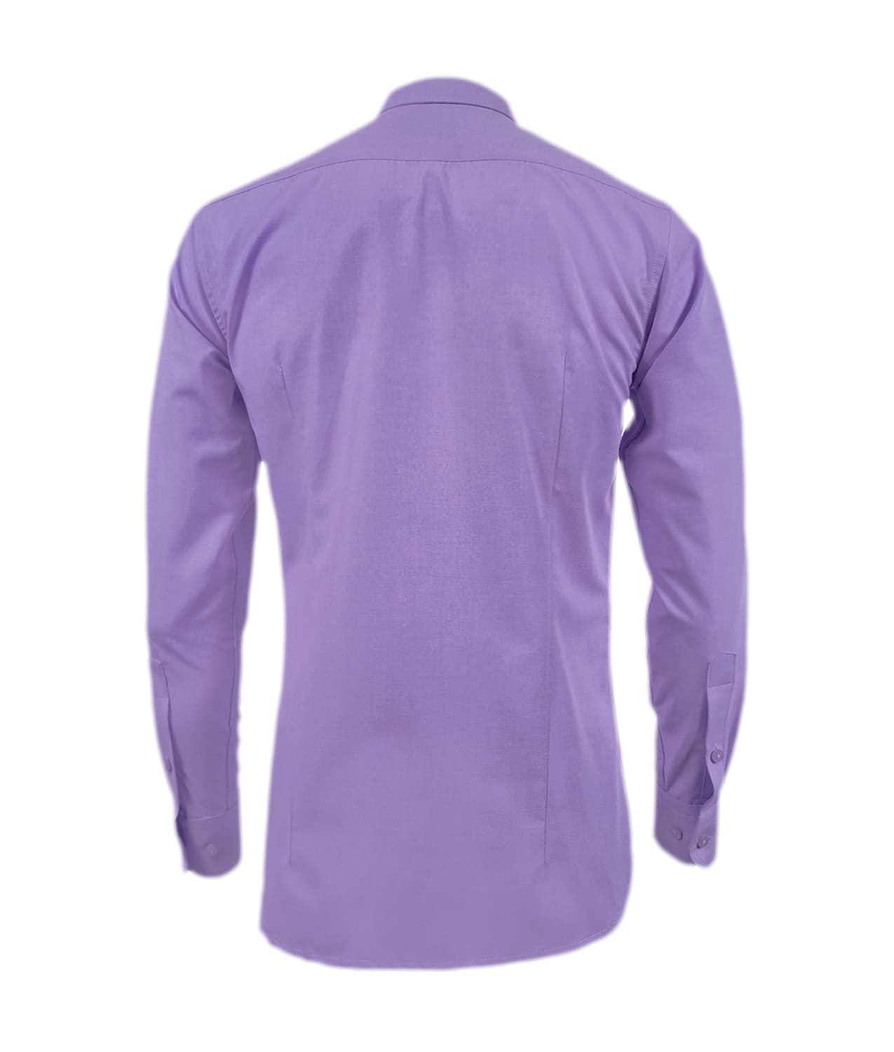 Camisa formal lila en algodón manga larga slim para hombre XS a 10XL