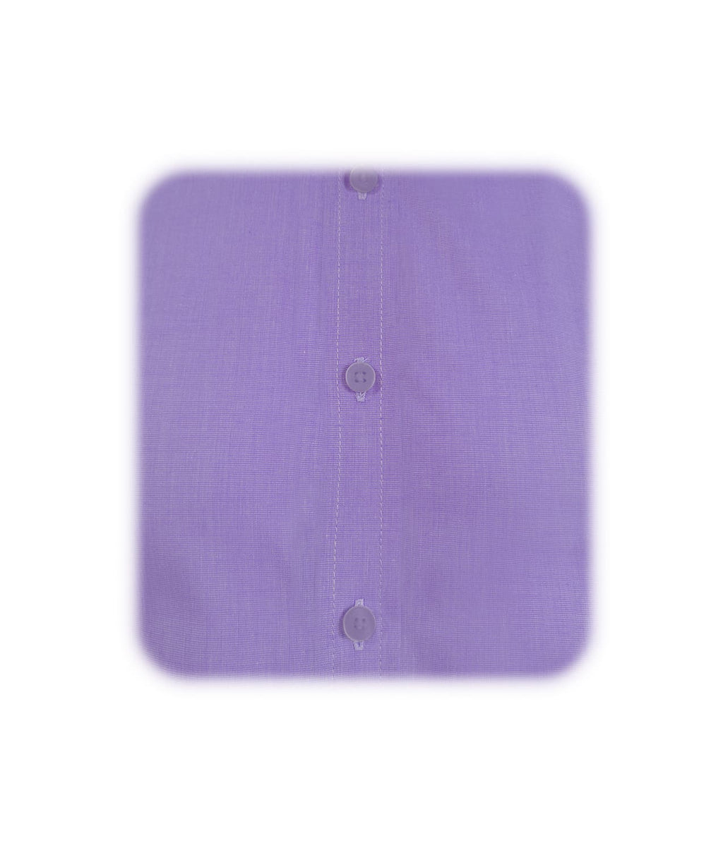 Camisa formal lila en algodón manga larga slim para hombre XS a 10XL