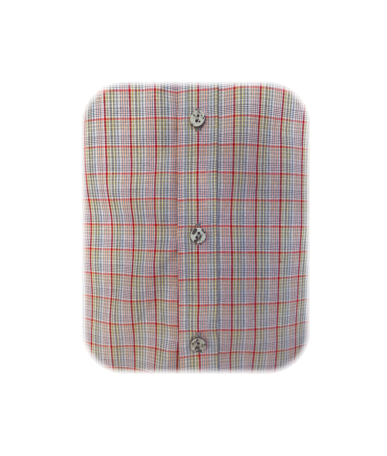 Camisa de cuadros rojos azul y amarillo manga corta XS a 10XL