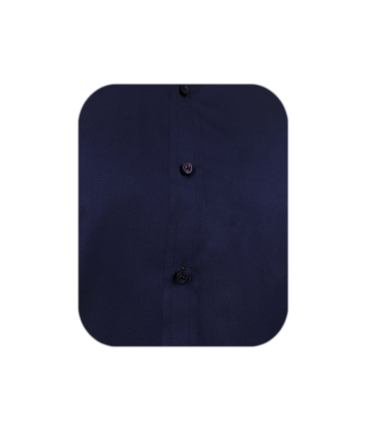 Camisa para corbata azul oscuro manga larga slim para hombre XS a 10XL