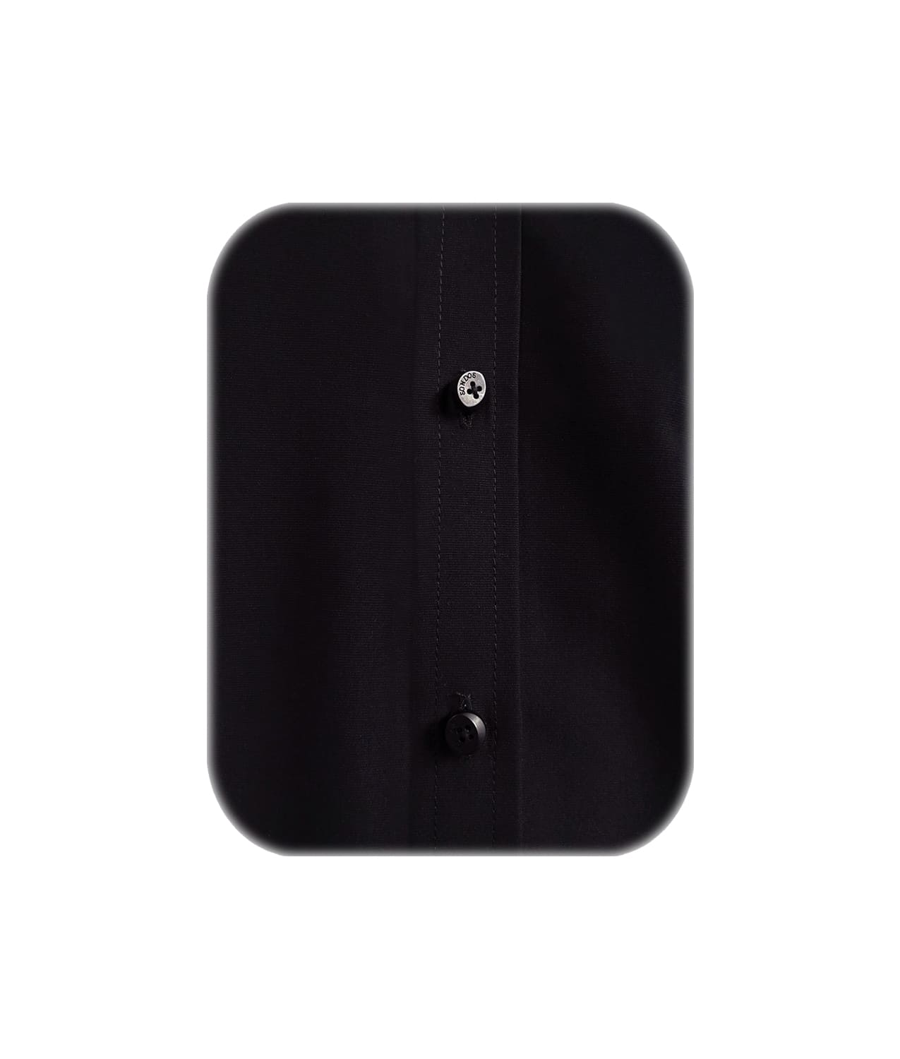 Camisa formal negra con contraste vino tinto slim fit hombre XS a 10XL