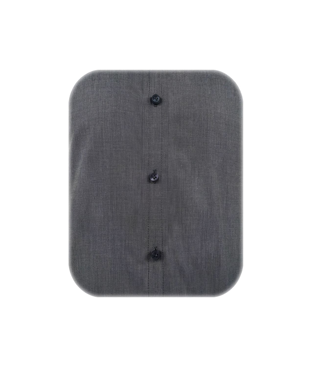 Camisa para corbata gris sin bolsillo manga larga hombre XS a 10XL