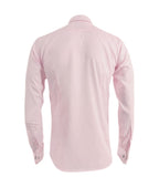 Camisa formal rosada puño para mancornas manga larga hombre XS a 10XL