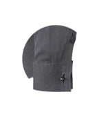 Camisa formal gris puño para mancornas manga larga hombre XS a 10XL