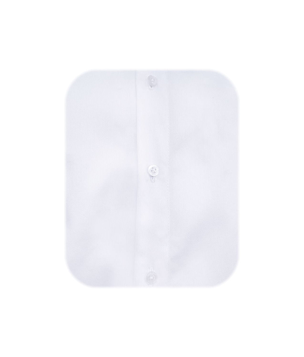 Camisa formal blanca puño para mancornas manga larga hombre XS a 10XL