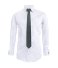 Camisa formal blanca puño para mancornas manga larga hombre XS a 10XL